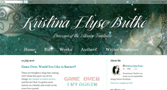Desktop Screenshot of kristinaelysebutke.com