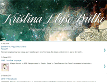 Tablet Screenshot of kristinaelysebutke.com